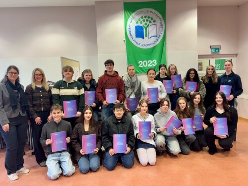 Europass-Verleihung Gruppenfoto