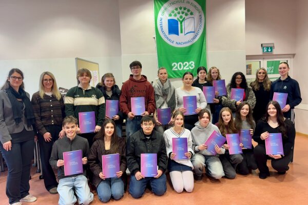 Europass-Verleihung Gruppenfoto