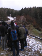 Besichtigung der Aussenanlagen des KZ Flossenbürg