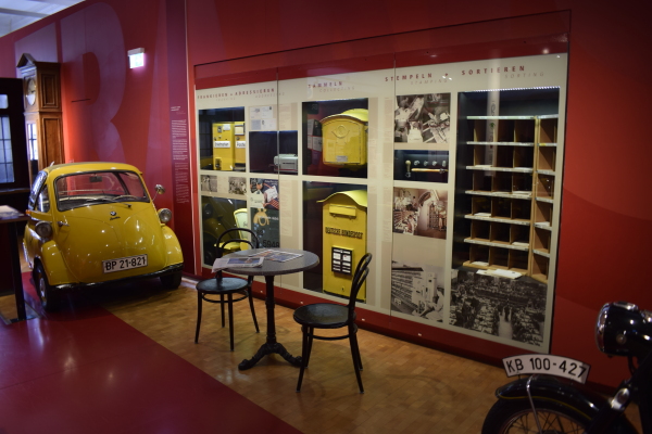 Die Anfänge der Post im Kommunikationsmuseum.