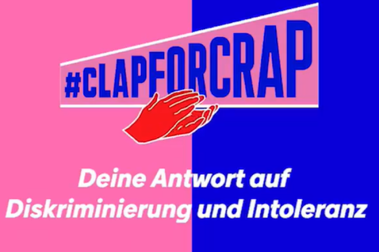Die Friedrich-Naumann-Stiftung für die Freiheit startete die Initiative „Clap for Crap“ gegen Diskriminierung und Intoleranz.