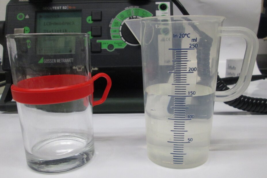 Wasser abmessen, Bild © Vogl; Stephan