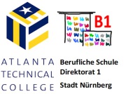 Schulpartnerschaft zwischen Atlanta Technical College und B1-Nür