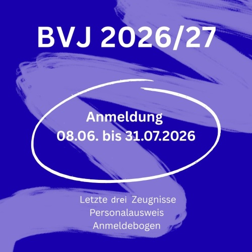 BVJ Info Anmeldung SJ 2026/27
