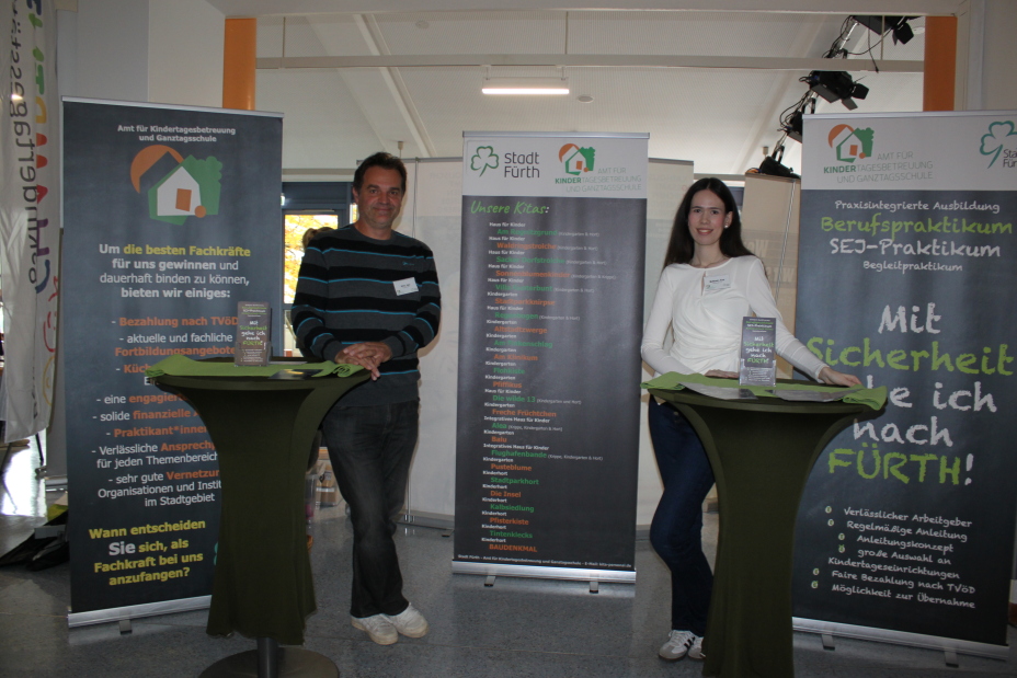 Bild © Hager / B10 Informationsstand der Stadt Fürth auf der Infomesse 2026, Bild © Hager / B10