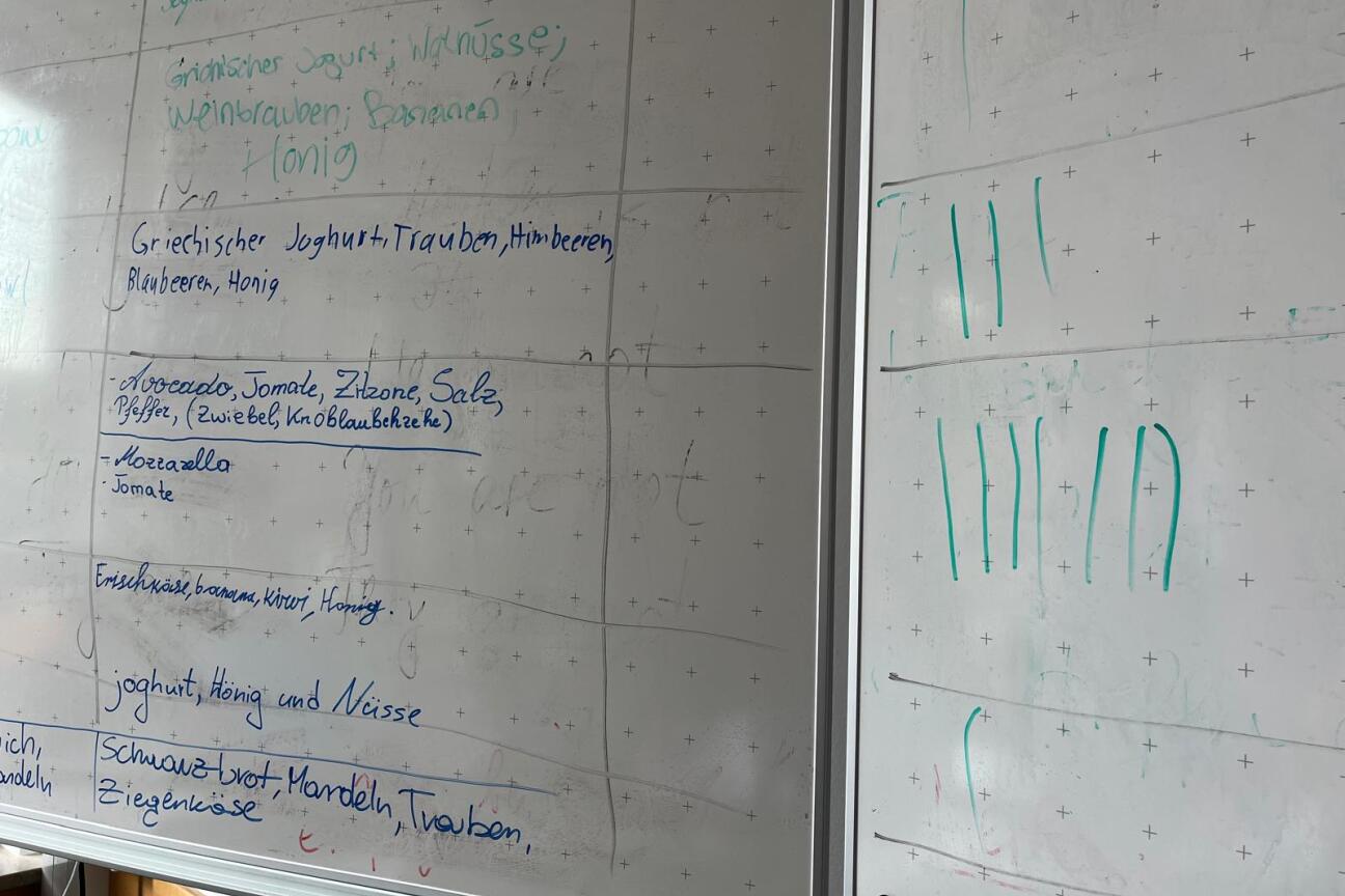 Bild © Julia Hahn / Stadt Nürnberg Die Planung der Snacks, Bild © Julia Hahn / Stadt Nürnberg