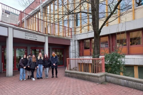 Gastschüler aus Tschechien an der B4 2025