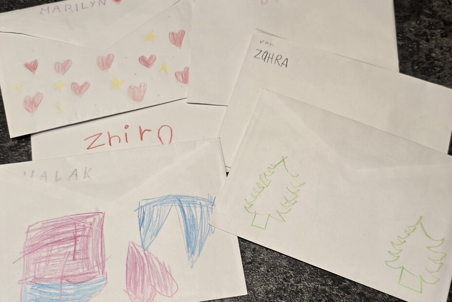 Dankesbriefe D1-2, Bild © Berufliche Schule 4 / Stadt Nürnberg