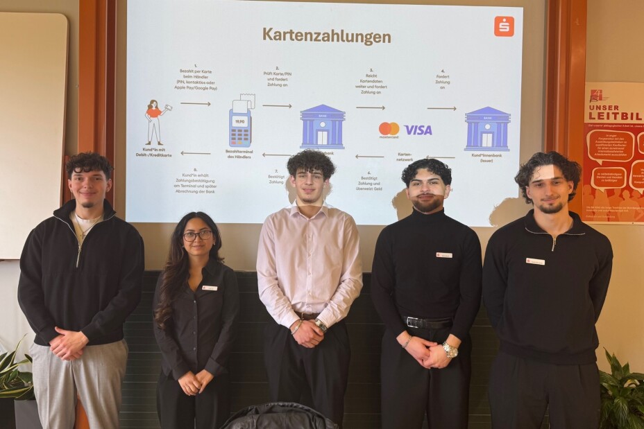 Vorstellung Kartenzahlungen, Bild © Berufliche Schule 4 / Stadt Nürnberg