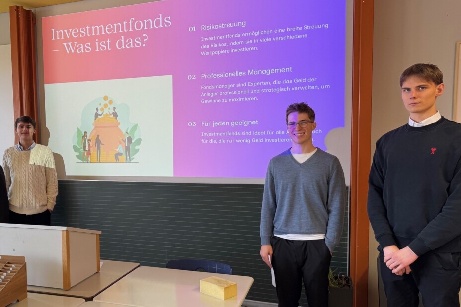 Vorstellung Wertpapiere, Bild © Berufliche Schule 4 / Stadt Nürnberg