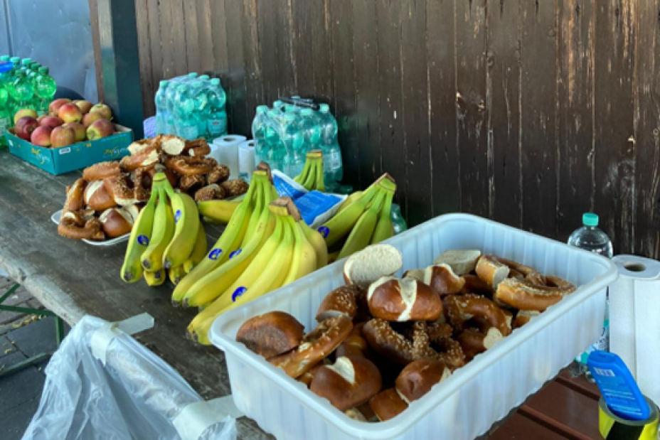 Verpflegung für die Mannschaften, Bild © Berufliche Schule 4 / Stadt Nürnberg