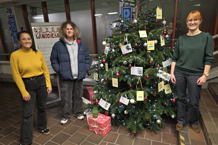 Unser Wünschebaum 2025, Bild © Berufliche Schule 4 / Stadt Nürnberg
