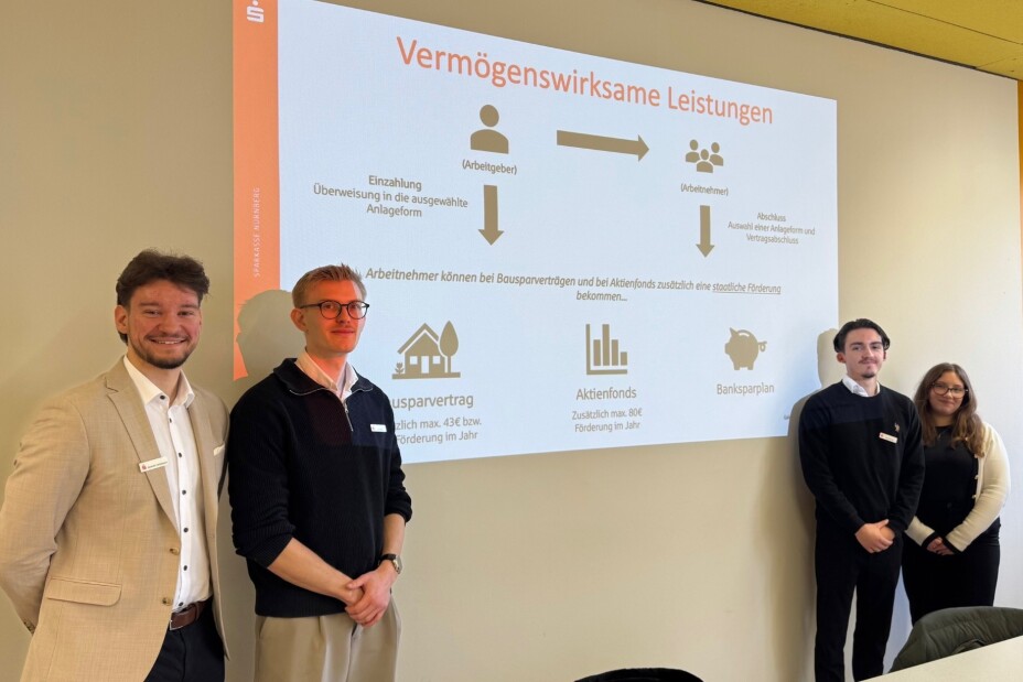 Vorstellung vermögenswirksame Leistungen, Bild © Berufliche Schule 4 / Stadt Nürnberg