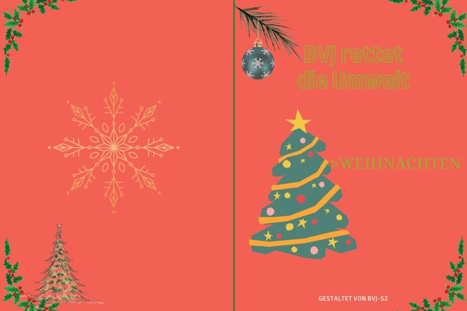 3 Flyer Weihnachten, Bild © Berufliche Schule 5
