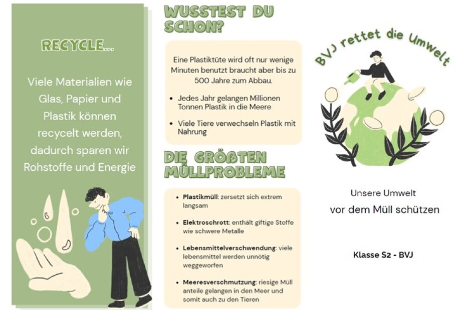 4 Flyer Nachhaltigkeit 2026, Bild © Berufliche Schule 5