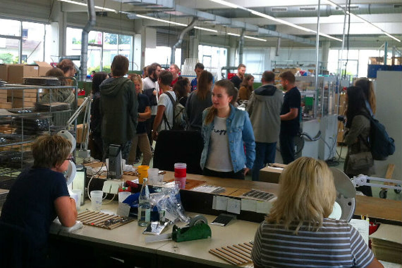 Bild © B6 Betriebsbesichtigung elasto, Bild © B6