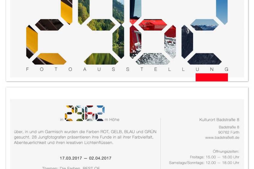 Einladung zur Fotoausstellung, Bild © B6