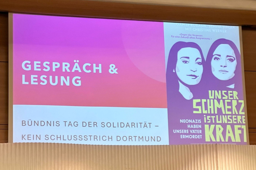 Lesung "Schmerz ist unser Kampf", Bild © B6 / Stadt Nürnberg