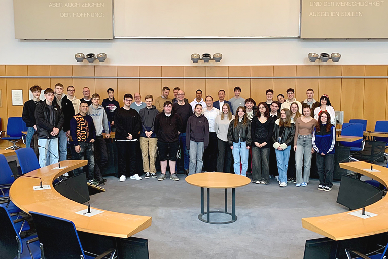 Besuch Rathaus, Bild © B6 / Stadt Nürnberg