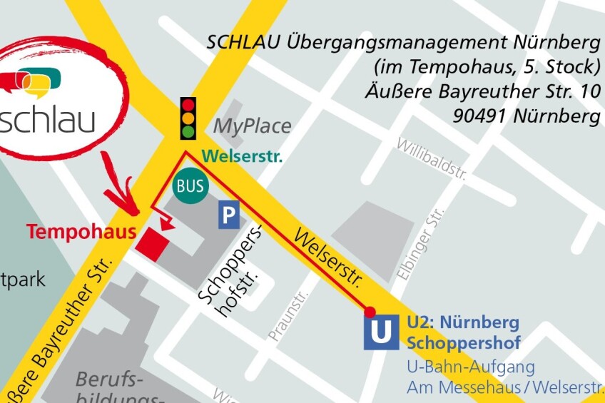 wegbeschreibung schlau, Bild © Stadt Nürnberg