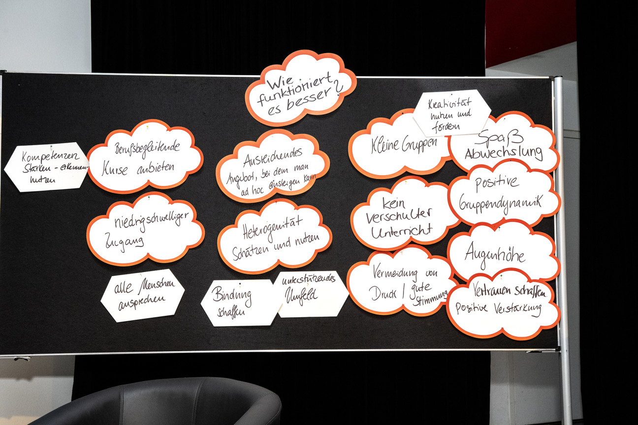 Fachtag Deutschspracherwerb und Grundbildung, Bild © RUDI OTT / Bildungsbüro Stadt Nürnberg