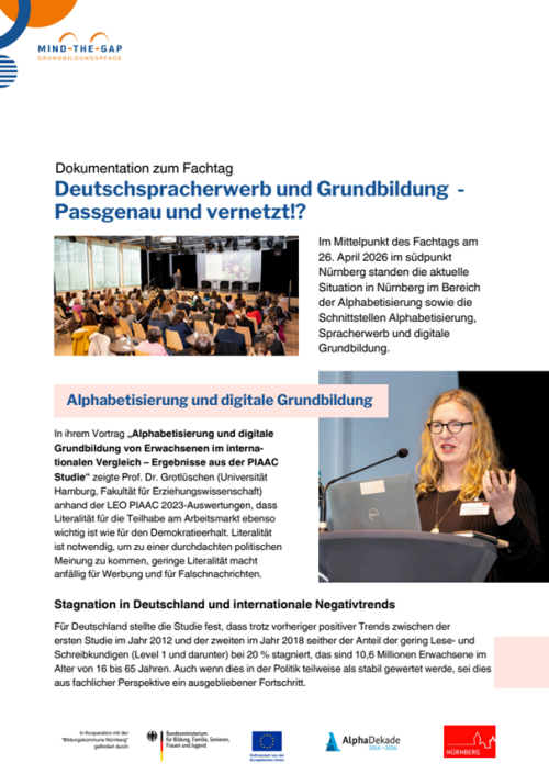 Dokumentation zum Fachtag © Bildungsbüro / Stadt Nürnberg