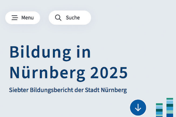 Screenshot von der Internet·seite vom Bildungs·bericht.