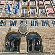 Eingang Nürnberger Rathaus
