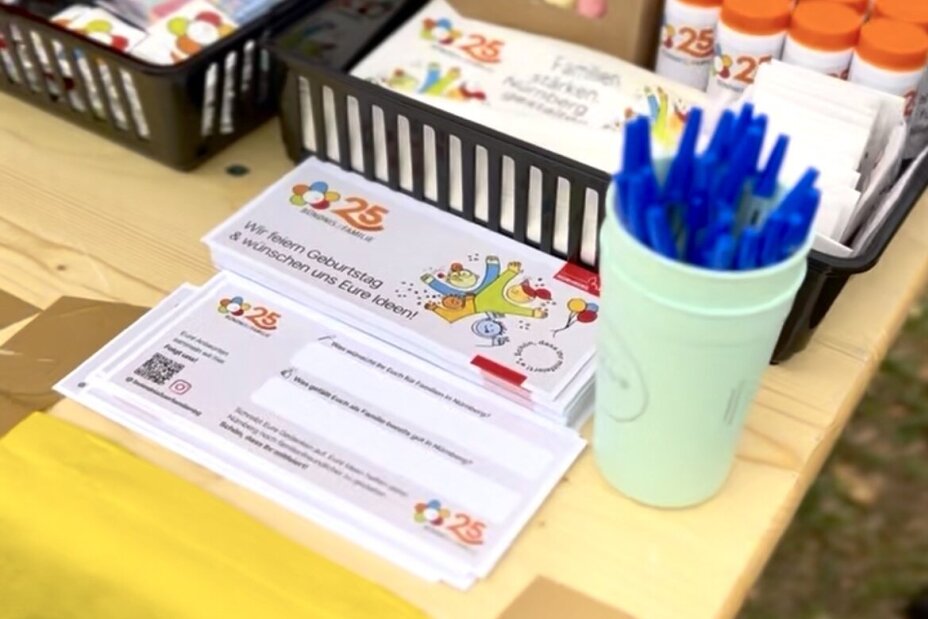 Stand des Bündnis für Familie am Sommernachtstraum, Bild © Bündnis für Familie, Stadt Nürnberg