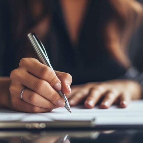 © anamulhasan hand of businesswoman signing a contract, AdobeStock © anamulhasan
