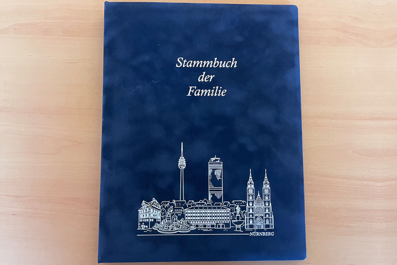 Stammbuch Nürnberg blau