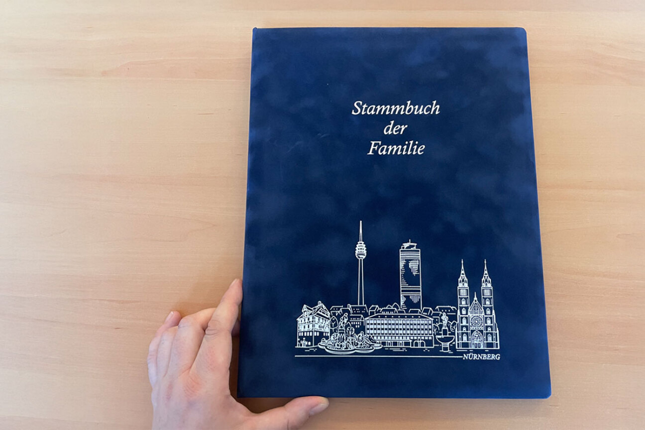 Stammbuch Nürnberg blau
