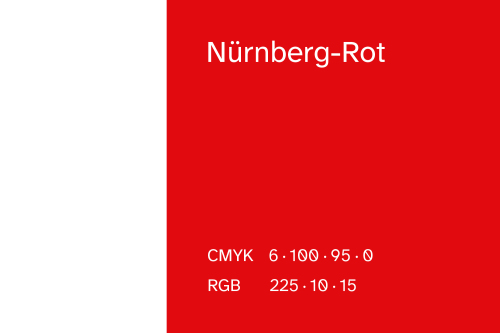 © Stadtgrafik Nürnberg Farbe Nürnberg-Rot © Stadtgrafik Nürnberg