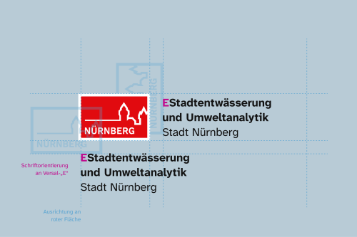 Aufbau Logo mit Zusatz
