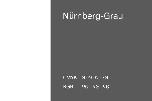 © Stadtgrafik Nürnberg Farbe Nürnberg-Grau © Stadtgrafik Nürnberg