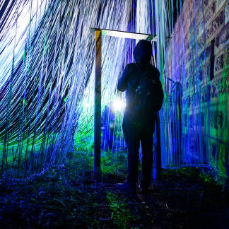 atmen – Eine Licht- / Sound-Installation von Francine Garnier und Alain Engelaere