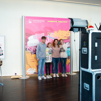 Fotopoints der Nürnberger Versicherung im Staatstheater