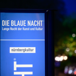 Infostele Die Blaue Nacht 