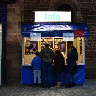 Infostand, Katharinenruine