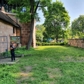 Tratzenzwinger Außenbereich (Richtung Norden)