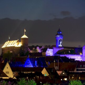 Streifzug durchs Paralleluniversum - Sascha Banck illuminiert die Kaiserburg