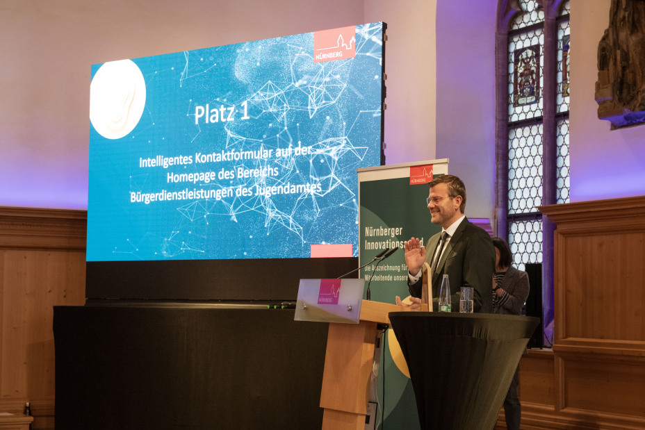 Verleihung 1. Nürnberger Innovationsaward - Impressionen 5, Bild © Stadt Nürnberg Stadtarchiv Marta Beck