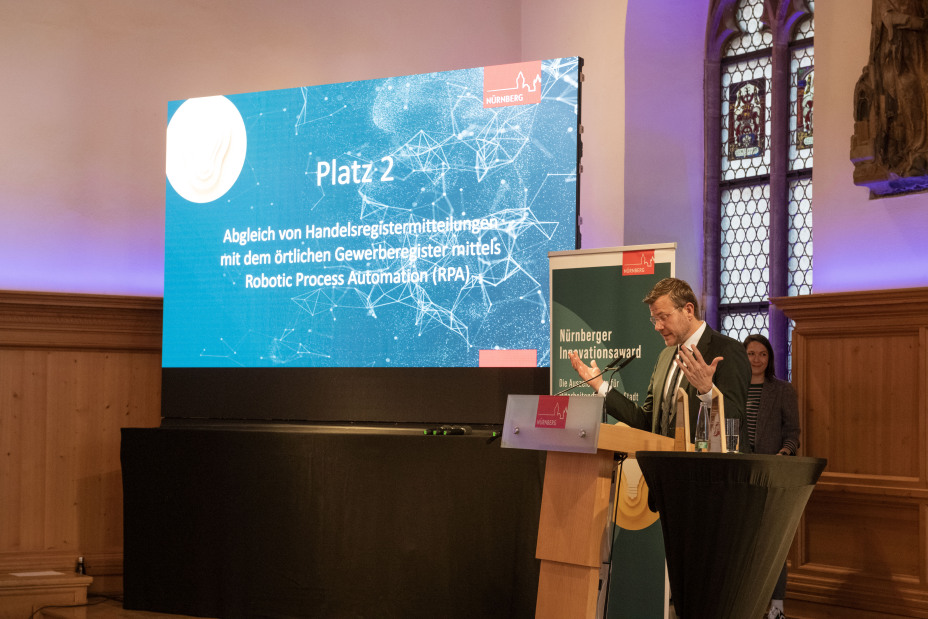 Verleihung 1. Nürnberger Innovationsaward - Impressionen 10, Bild © Stadt Nürnberg Stadtarchiv Marta Beck