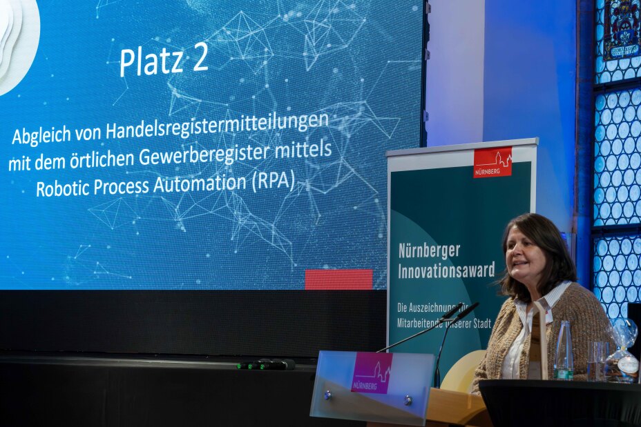 Verleihung 1. Nürnberger Innovationsaward - Impressionen 7, Bild © Stadt Nürnberg Stadtarchiv Marta Beck