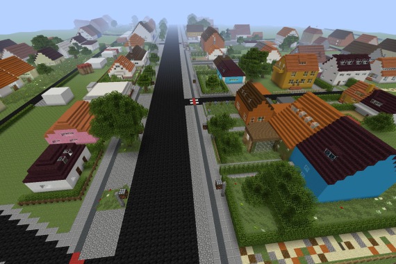 Minecraftspiel: Geb goes on, so sieht Stadtplanung digital bei Kindern aus