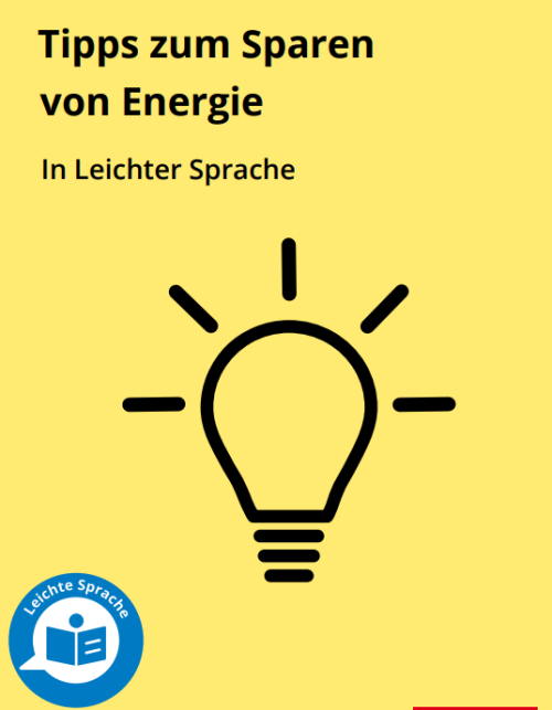 energiesparen in leichter Sprache