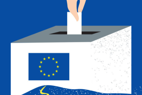 Stimmabgabe bei der Europawahl