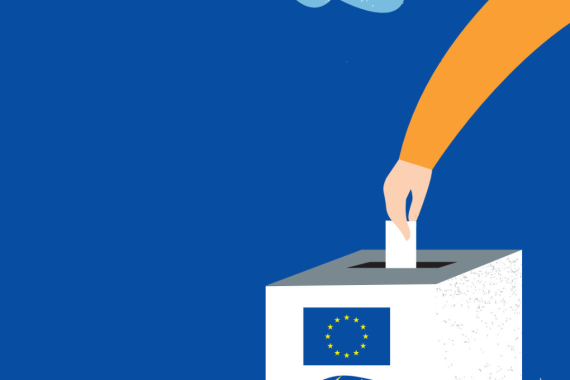 Stimmabgabe bei der Europawahl