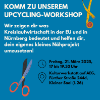 Das Bild zeigt den Flyer zur Veranstaltung. Der Text sagt: 