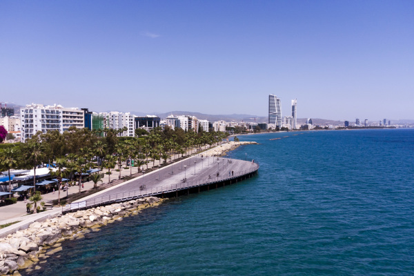 The constraction of Molos in Limassol, Cyprus on 5 April, 2024